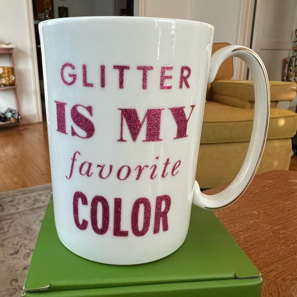 Kate spade glitter is my favorite color mug - Picture 1 of 3